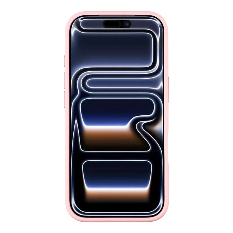 For iPhone 17 Pro Clear Phone Case Compatible with MagSafe PC TPU Back Cover (Phone Case Only) - Pink