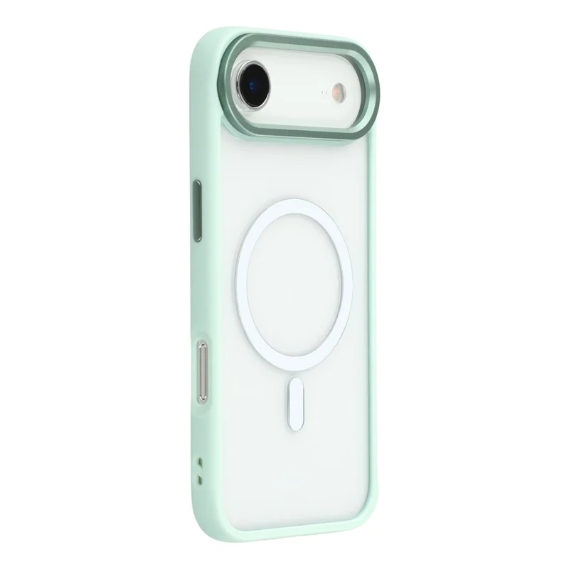 For iPhone Air Clear Phone Case Compatible with MagSafe PC TPU Back Cover (Phone Case Only) - Green