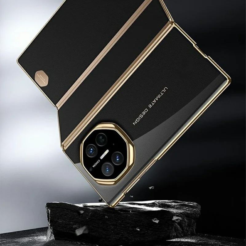 GKK til Huawei Mate XT Ultimate / Mate XTs Ultimate Case Elektropladeret Transparent Telefondæksel - Sort