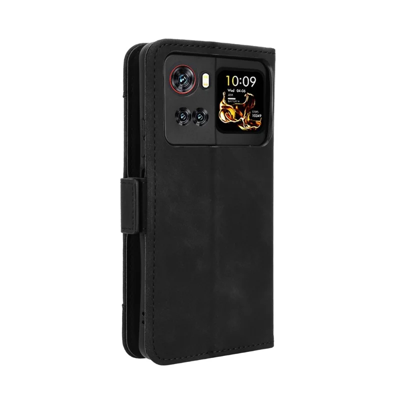 Voor Cubot X100 Leren Hoesje Telefoonportemonnee met Meerdere Kaarthouders - Zwart