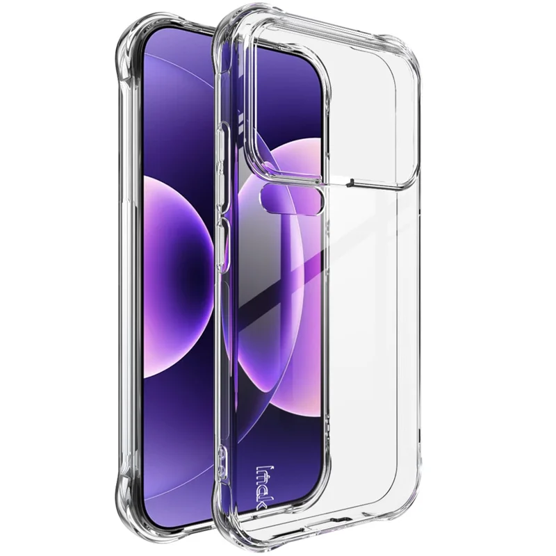 IMAK For Xiaomi 17 Pro Case TPU Phone Cover Airbag Shockproof Protection - Transparent