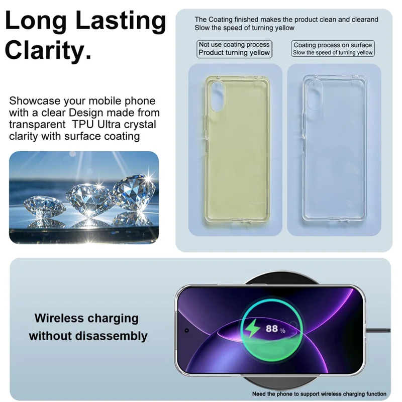 IMAK UX-10 Series For Xiaomi 17 Pro Max Clear Phone Case Soft TPU Mobile Back Cover