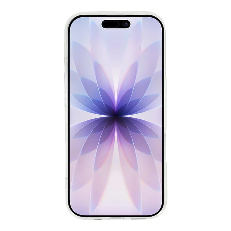 For iPhone 17 Case Heart Pattern TPU + PC Protective Phone Cover Compatible with MagSafe - Purple