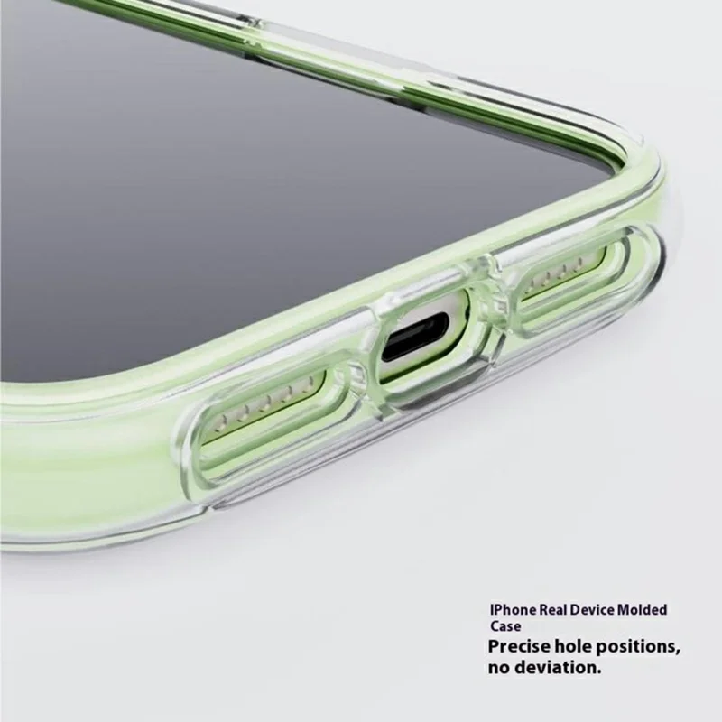 For iPhone 17 Pro Max Case Compatible with MagSafe Air Cushion Anti Drop TPU Phone Back Cover - White