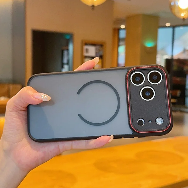 iPhone 17 Pro Hülle kompatibel mit MagSafe TPU + PC matter Telefonrückseite