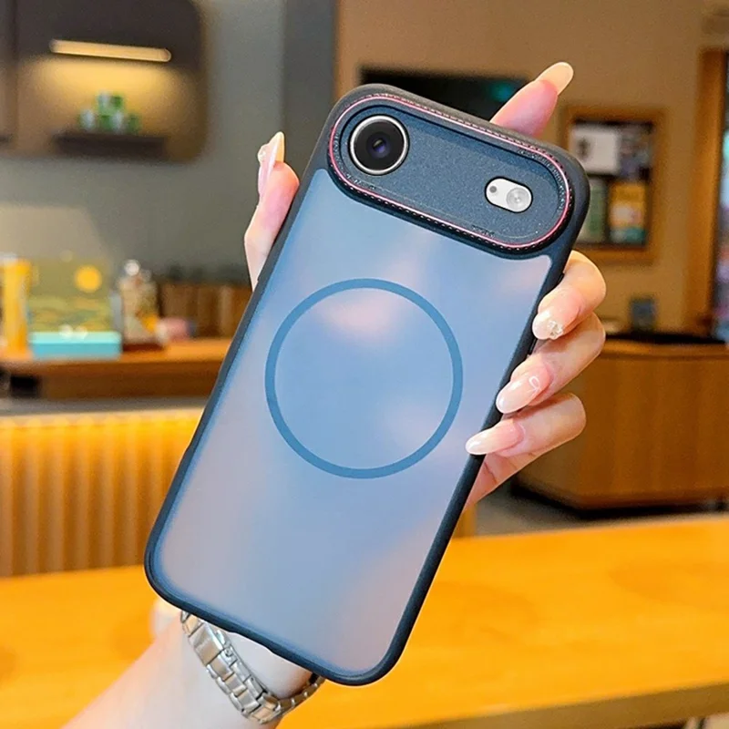 Étui Air pour iPhone Compatible avec MagSafe Coque de téléphone arrière mate en TPU + PC