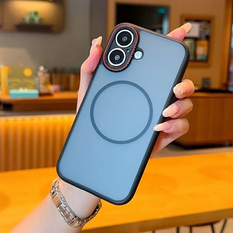 Étui pour iPhone 17 compatible avec MagSafe Coque de téléphone en TPU + PC mate