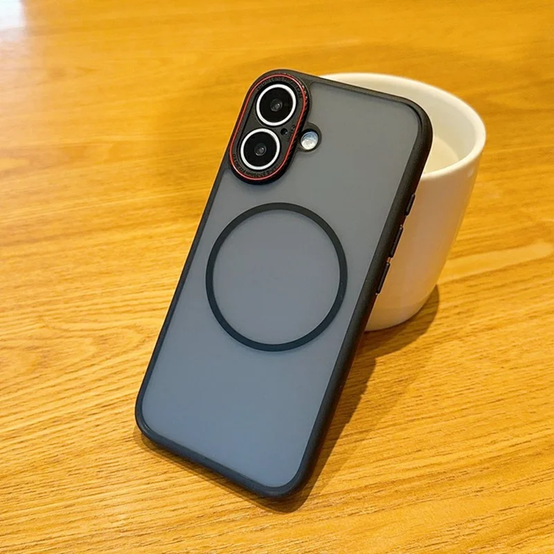 Étui pour iPhone 17 compatible avec MagSafe Coque de téléphone en TPU + PC mate