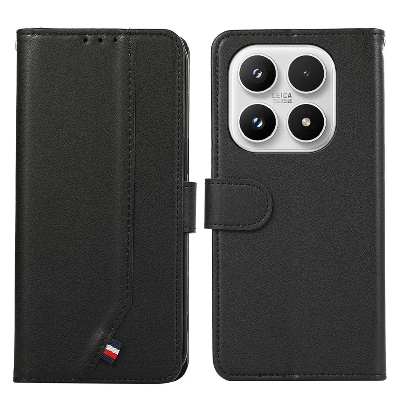 Fliphoes RFID-blocking voor Xiaomi 17 Leren telefoonhoes - Zwart