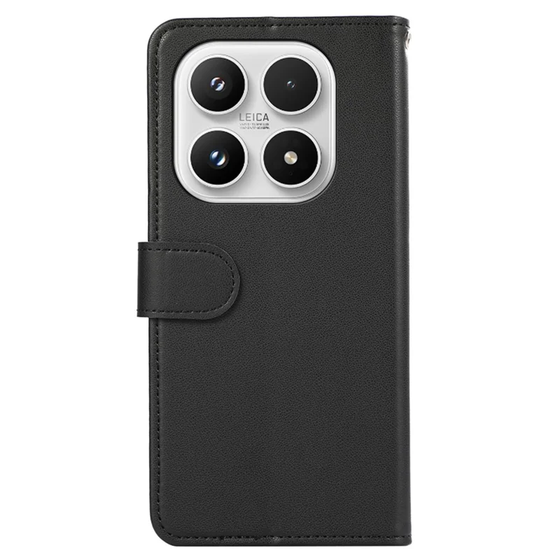 Fliphoes RFID-blocking voor Xiaomi 17 Leren telefoonhoes - Zwart