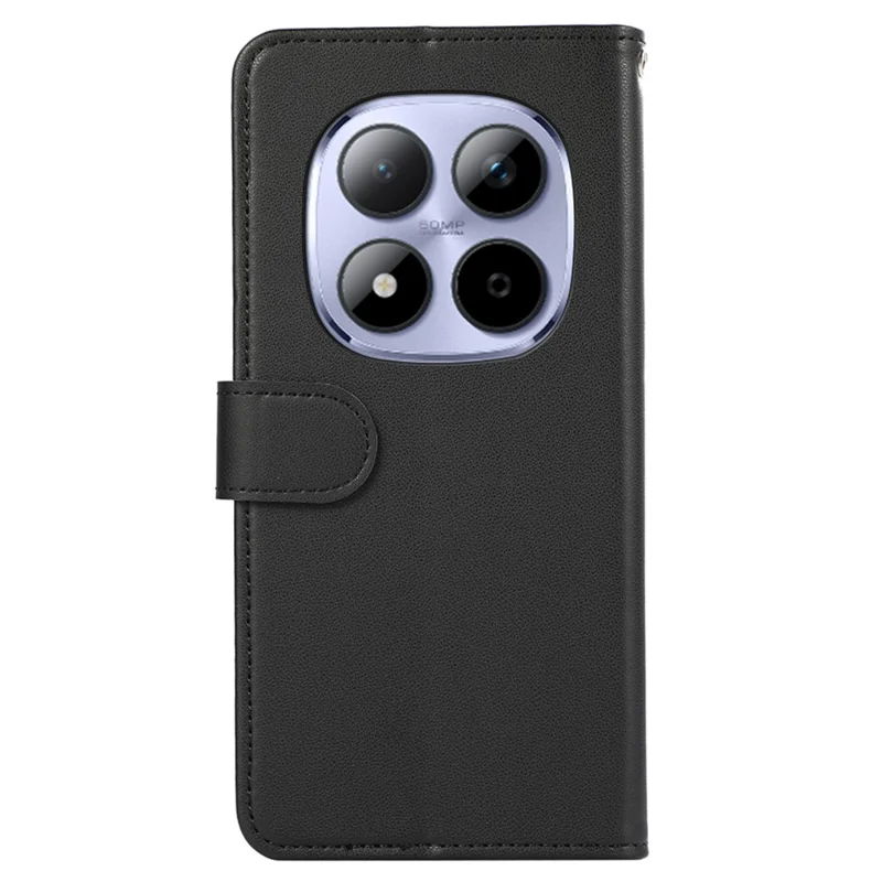 For Xiaomi Redmi Note 15 Pro 5G (Global) Case RFID Blocking Flip Leather Phone Cover - Black