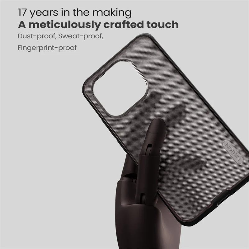 NILLKIN Super Frosted Shield Pro For Xiaomi 15T Case Matte PC TPU Clear Black Phone Back Cover