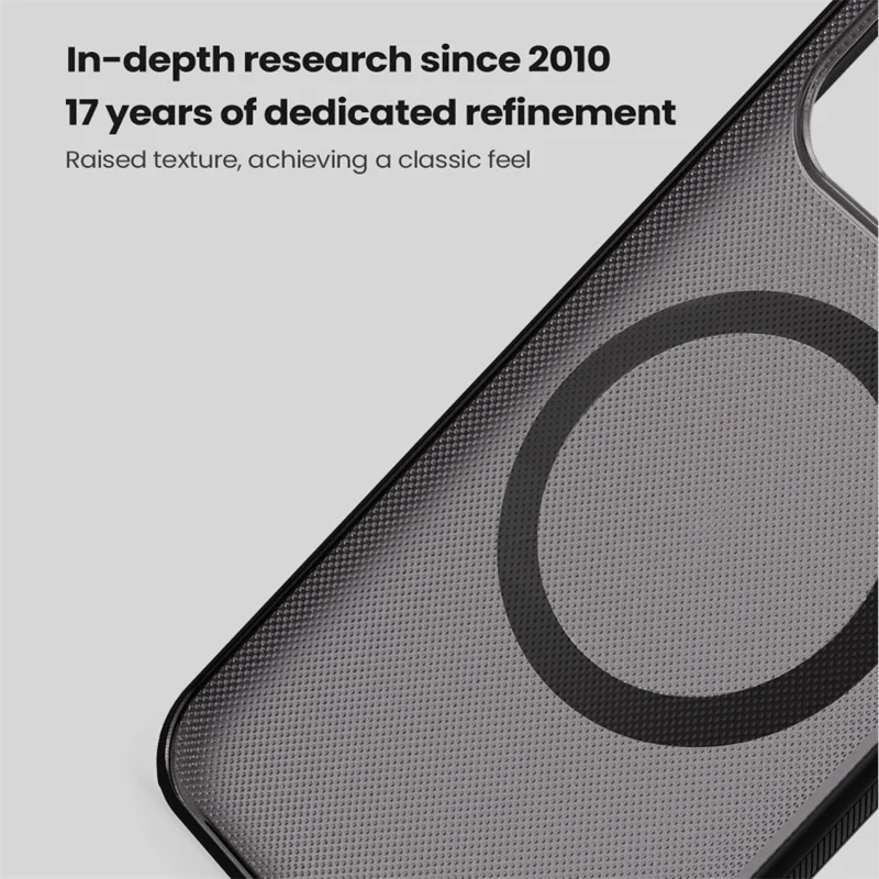 NILLKIN Super Frosted Shield Pro för Xiaomi 15T Magnetisk Hörskal PC + TPU Transparent Svart Mobilskal