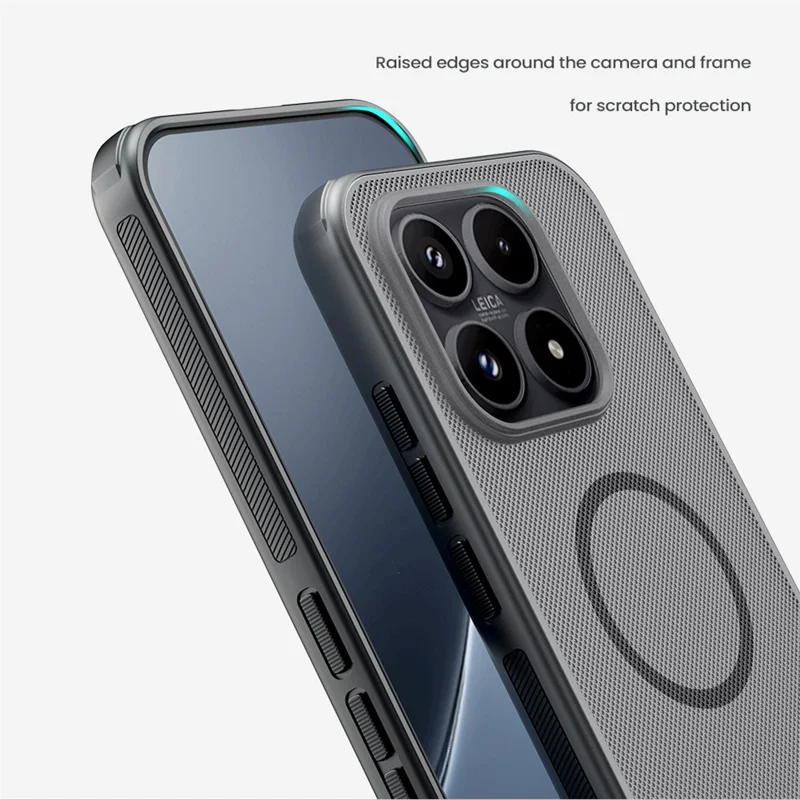 NILLKIN Super Frosted Shield Pro for Xiaomi 17 Magnetic Case Matte PC TPU Clear Black Phone Back Cover