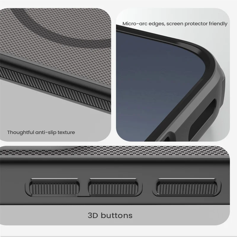 NILLKIN Super Frosted Shield Pro for Xiaomi 17 Magnetic Case Matte PC TPU Clear Black Phone Back Cover