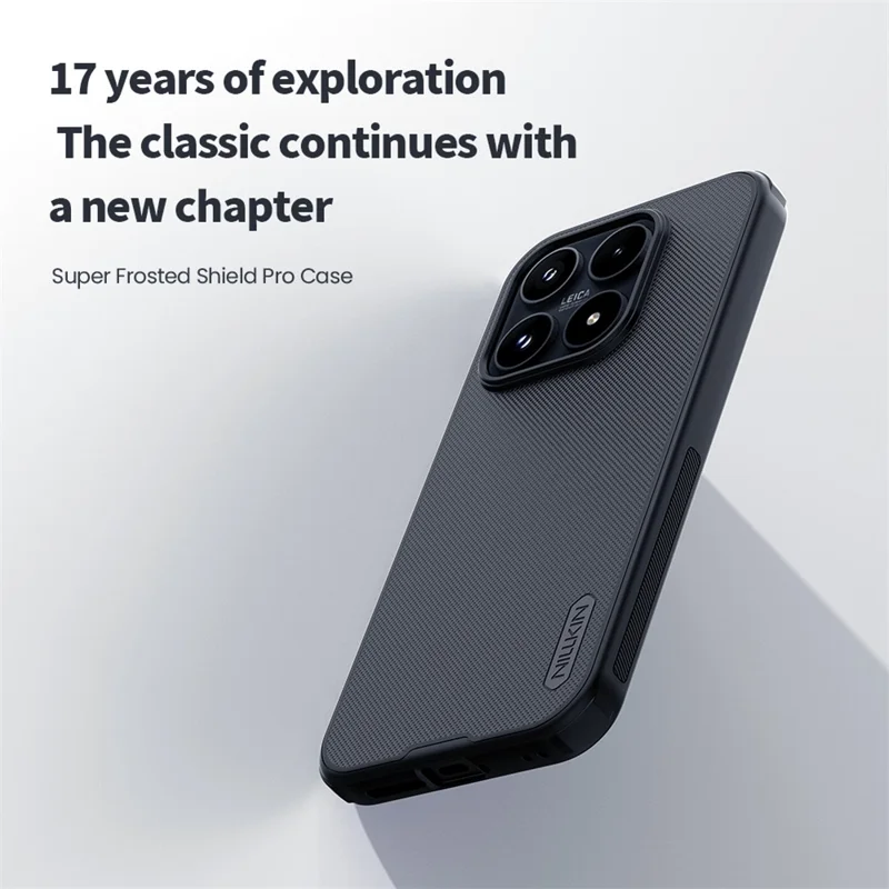 NILLKIN Frosted Shield Pro For Xiaomi 17 Case Matte PC + TPU Phone Cover