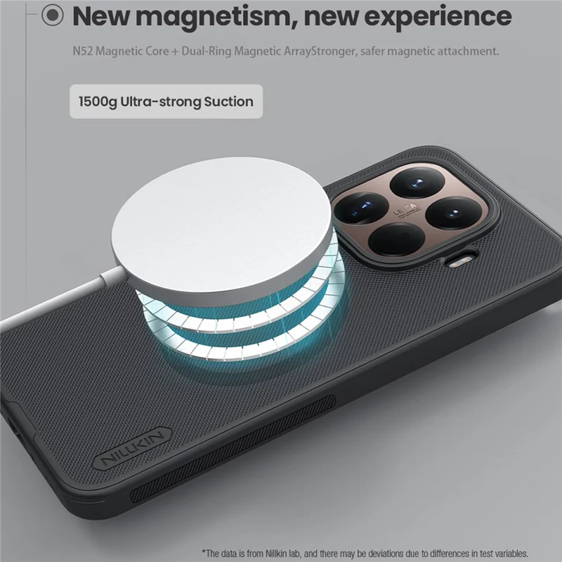 NILLKIN Frosted Shield Pro voor Xiaomi 15T Pro hoes compatibel met MagSafe PC + TPU telefoonhoes