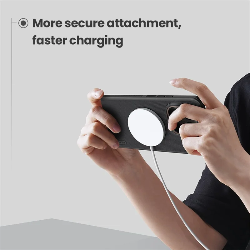 NILLKIN Frosted Shield Pro voor Xiaomi 15T Pro hoes compatibel met MagSafe PC + TPU telefoonhoes