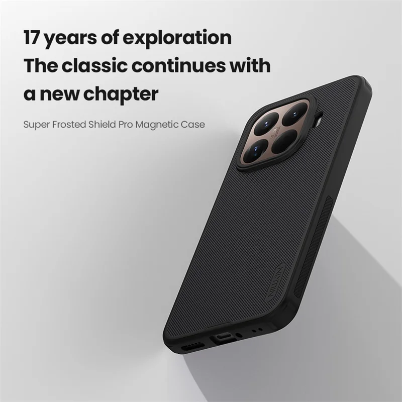 NILLKIN Frosted Shield Pro voor Xiaomi 15T Pro hoes compatibel met MagSafe PC + TPU telefoonhoes