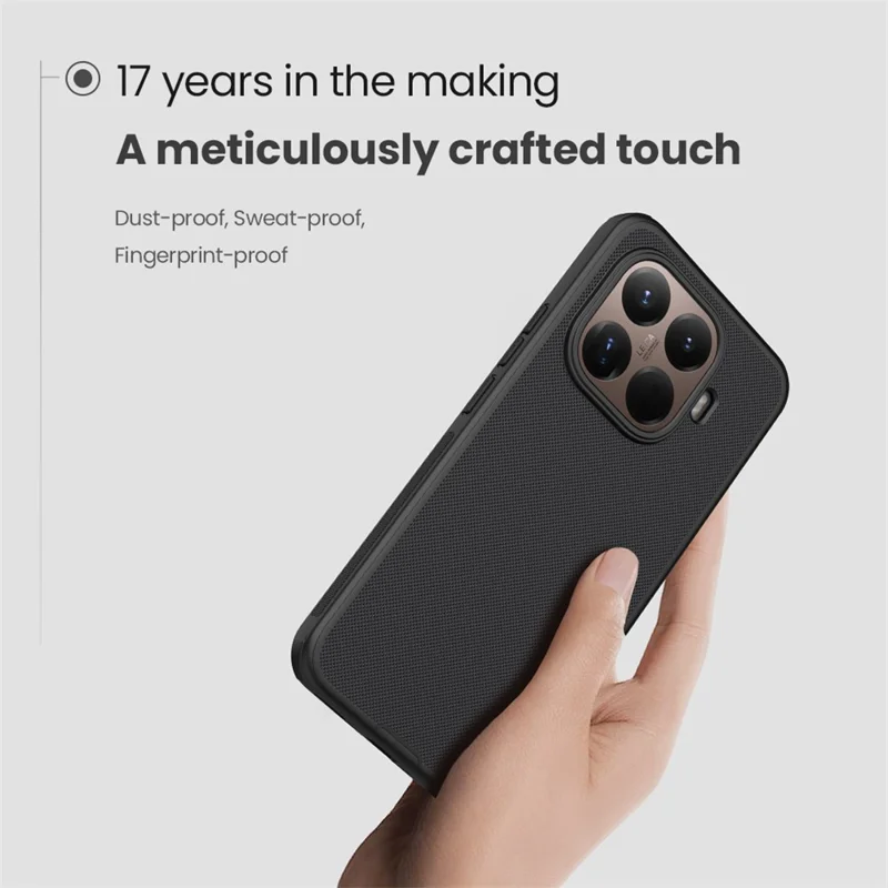 NILLKIN Frosted Shield Pro voor Xiaomi 15T Pro hoes compatibel met MagSafe PC + TPU telefoonhoes