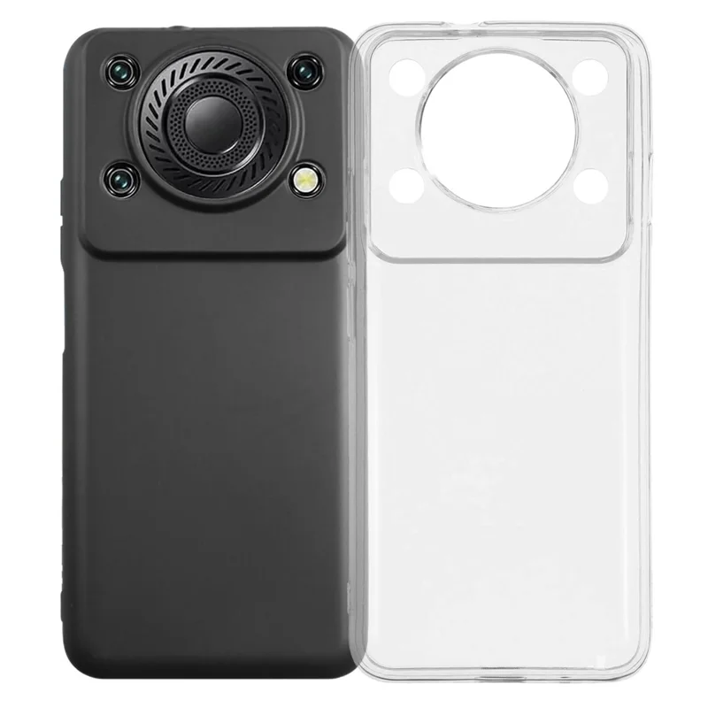 For Oukitel C60 Pro Case Soft TPU Drop Protection Phone Cover - Transparent
