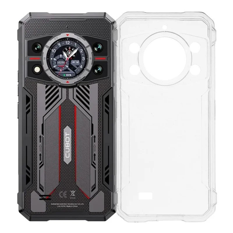Чехол для Cubot KingKong 11 из мягкого ТПУ с защитой от падения - Прозрачный