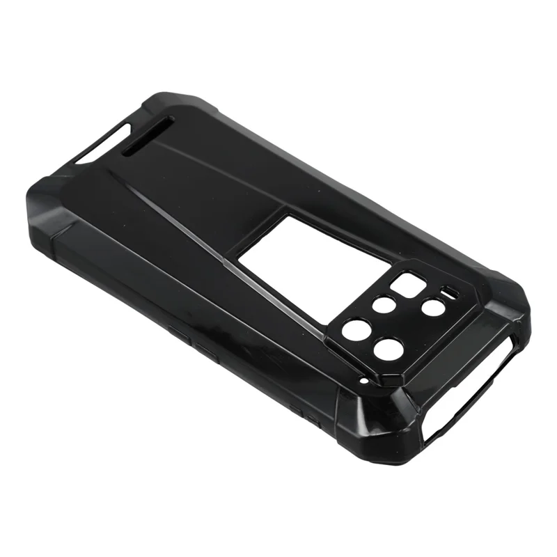 Unihertz 8849 Tank 4 Pro Hülle Weiches TPU Fallschutz Handyhülle - Schwarz