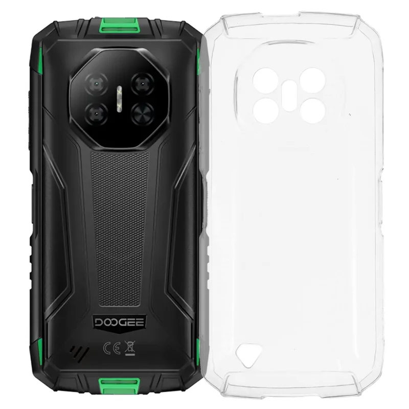 Чехол для Doogee Fire 3 Pro, мягкий ТПУ, защита от падения, чехол для телефона - прозрачный
