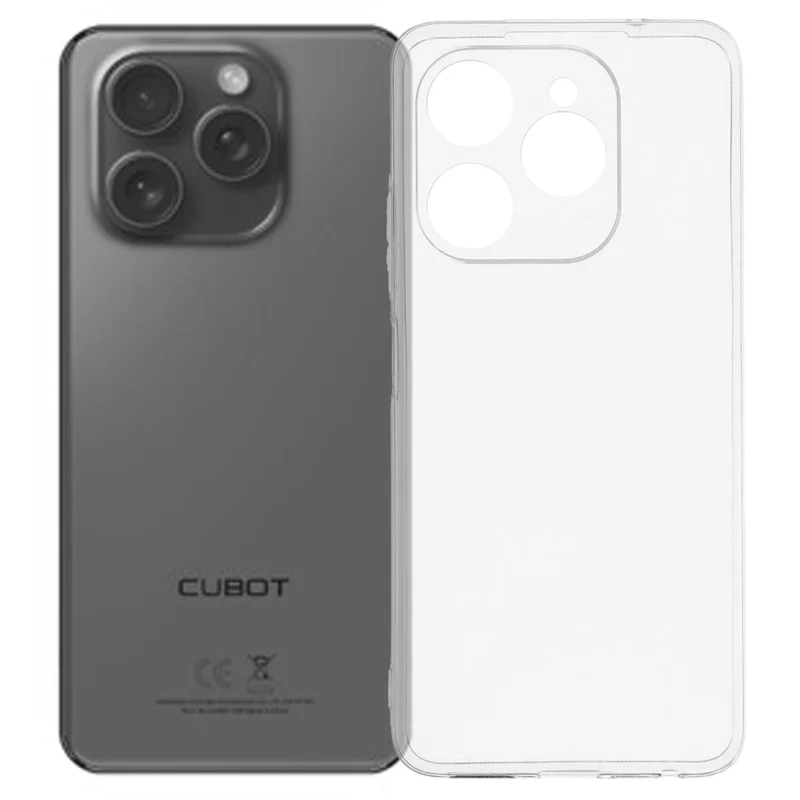 Für Cubot Note 60 Hülle Weiches TPU Fallschutz Handyhülle - Transparent