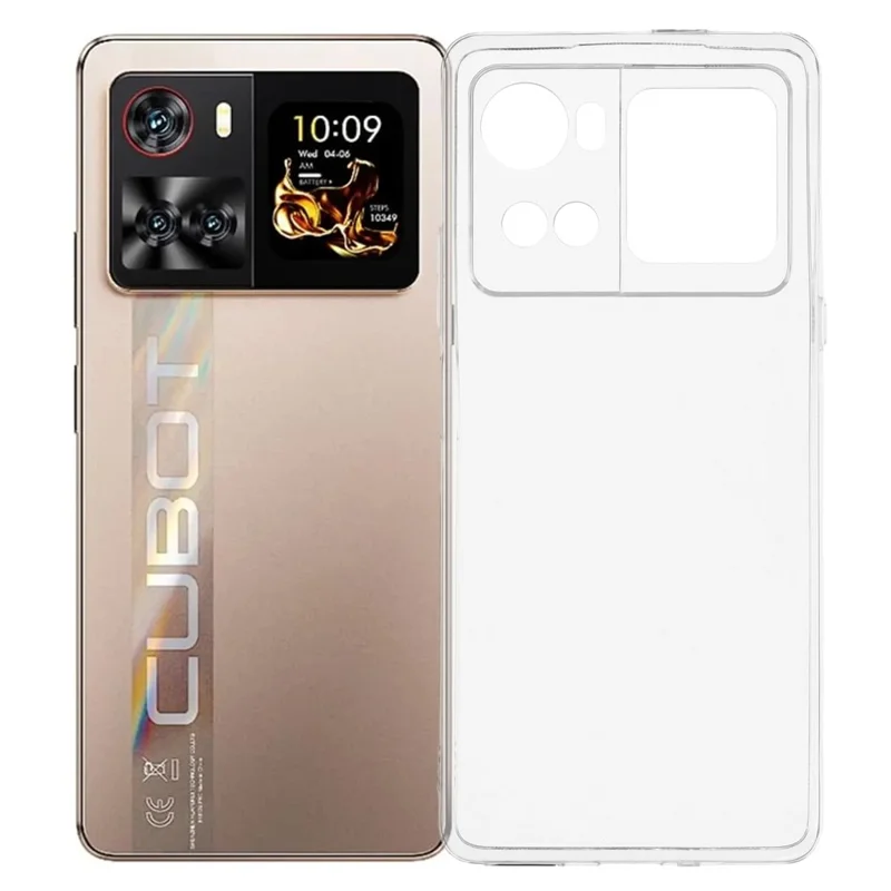 Cubot X100 Hülle Weiche TPU Fallschutz Handyhülle - Transparent