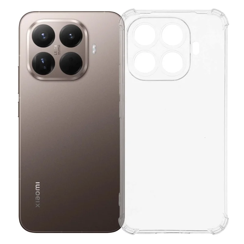 For Xiaomi 15T Pro Phone Case Reinforced Four Corner Anti-Drop Clear TPU Phone Cover