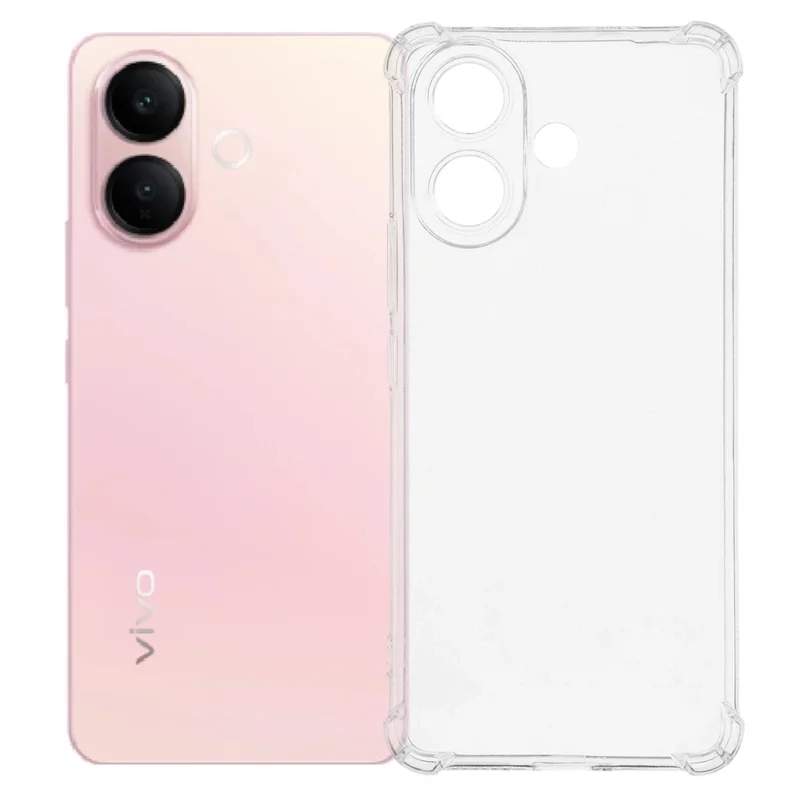 For vivo V60 Lite 5G Phone Case Reinforced Four Corner Anti-Drop Clear TPU Phone Cover