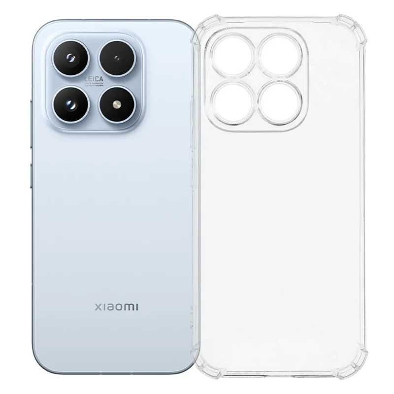 For Xiaomi 17 Phone Case Reinforced Four Corner Anti-Drop Clear TPU Phone Cover