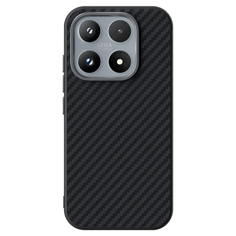 ABEEL For Xiaomi 17 Magnetic Case Carbon Fiber Texture Back Cover - Black