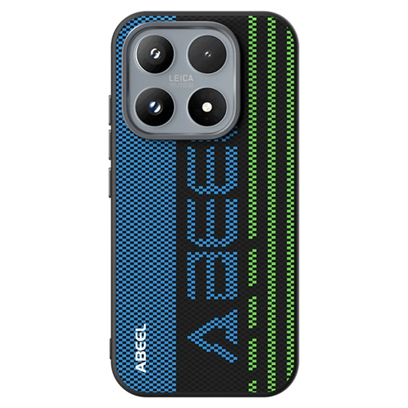 ABEEL For Xiaomi 17 Magnetic Case Micro-Embossing 6D Printed PC TPU Aluminum Alloy Leather Phone Cover - Outstanding No. 1