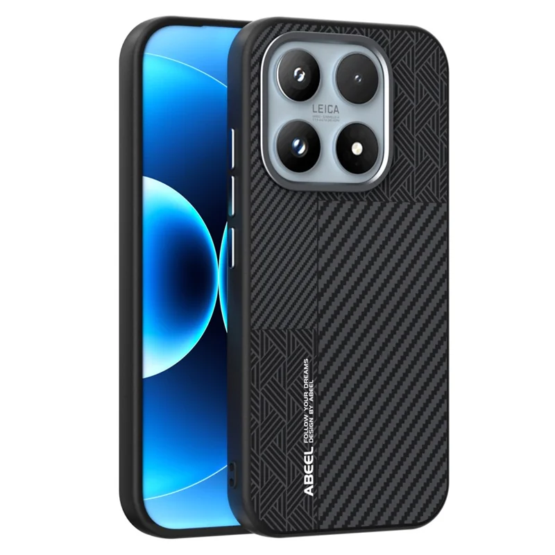 ABEEL For Xiaomi 17 Magnetic Case PC + TPU + Aluminum Alloy + PU Leather Slim Phone Back Cover - Texture 3