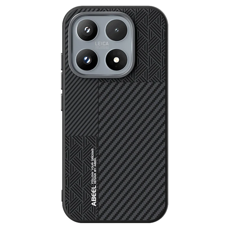 ABEEL For Xiaomi 17 Magnetic Case PC + TPU + Aluminum Alloy + PU Leather Slim Phone Back Cover - Texture 3