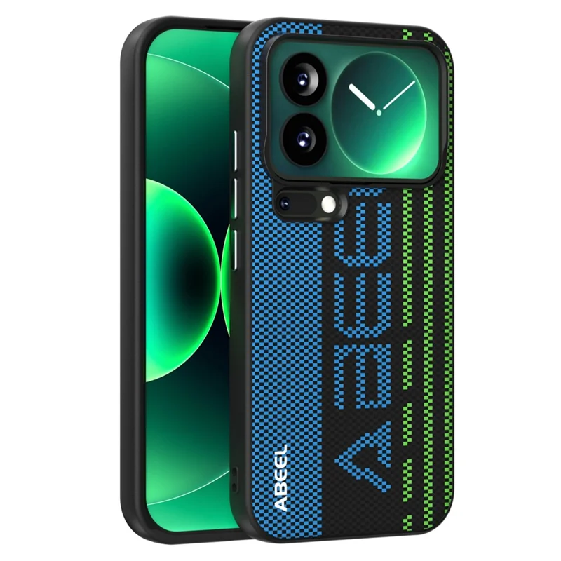 ABEEL For Xiaomi 17 Pro Magnetic Case Micro-Embossing 6D Printed PC TPU Aluminum Alloy Leather Phone Cover - Outstanding No. 1