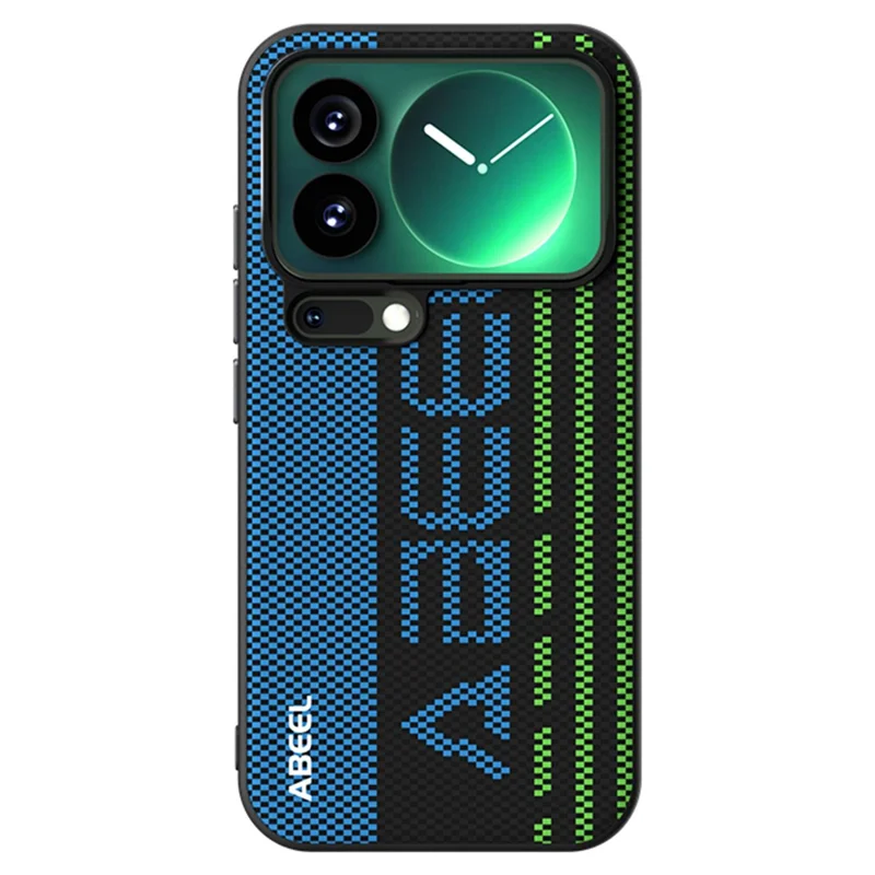 ABEEL For Xiaomi 17 Pro Magnetic Case Micro-Embossing 6D Printed PC TPU Aluminum Alloy Leather Phone Cover - Outstanding No. 1