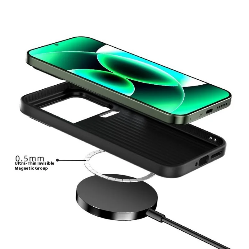 ABEEL For Xiaomi 17 Pro Magnetic Case Ultra Slim PC TPU Phone Back Cover - Deer