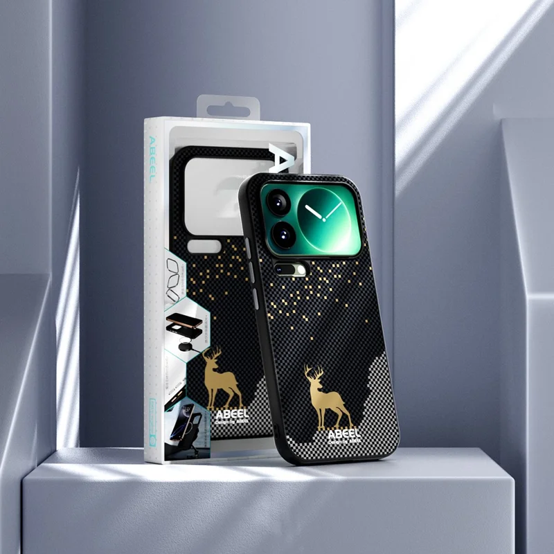 ABEEL For Xiaomi 17 Pro Magnetic Case Ultra Slim PC TPU Phone Back Cover - Deer