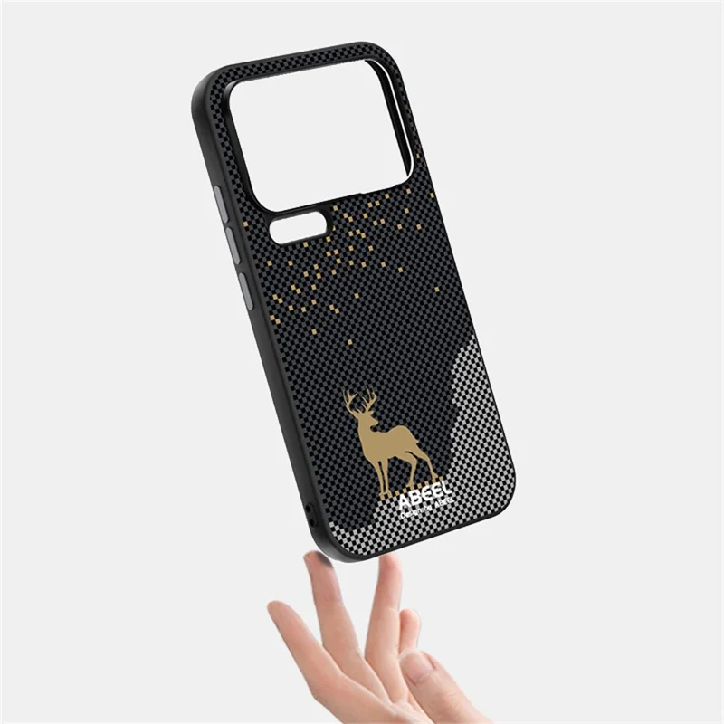 ABEEL For Xiaomi 17 Pro Max Magnetic Case Ultra Slim PC TPU Phone Back Cover - Deer