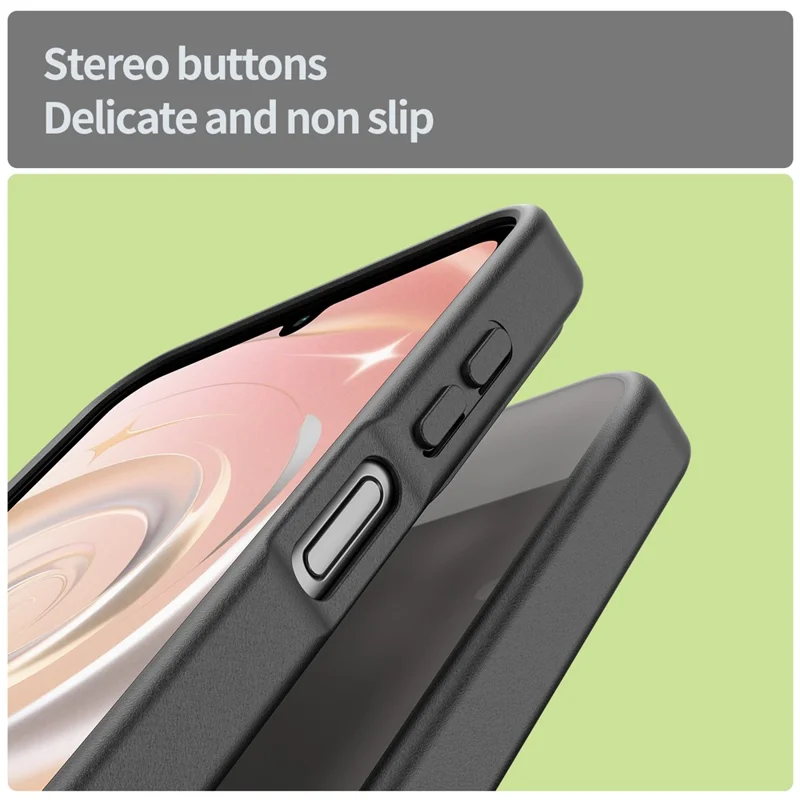 For Samsung Galaxy A15 4G / 5G Case Skin Touch Matte Anti Drop TPU PC Phone Back Cover - Black