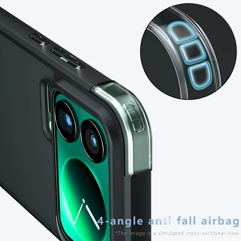 Til Xiaomi 17 Pro Max Case Skin-Touch TPU + PC Matt Telefonskal, Transparent Sort