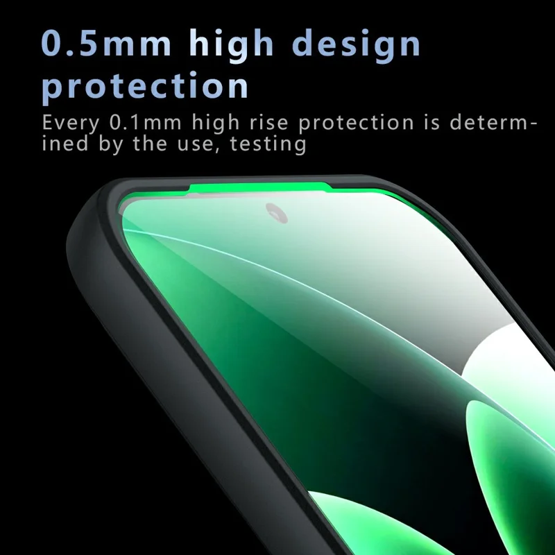 Til Xiaomi 17 Pro Max Case Skin-Touch TPU + PC Matt Telefonskal, Transparent Sort
