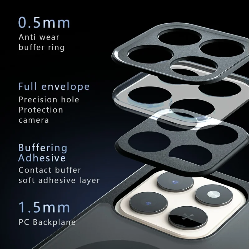 Matte Case for Honor 400 Smart 5G / 4G / X7d 4G TPU + PC Skin Touch Phone Cover Magnetic Case