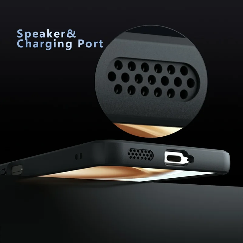 Matte hoesje voor Honor 400 Smart 5G / 4G / X7d 4G Skin-Touch TPU + PC telefoonhoes, Transparant Zwart