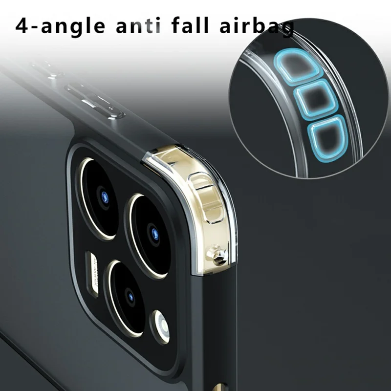 Capa para Realme 15T 5G Caso TPU + PC à Prova de Choque Transparente