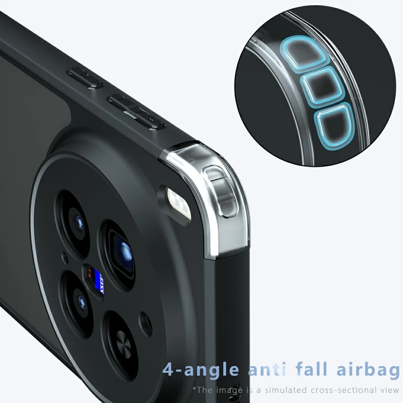 For vivo X300 Pro 5G Case TPU + PC Shockproof Clear Phone Cover