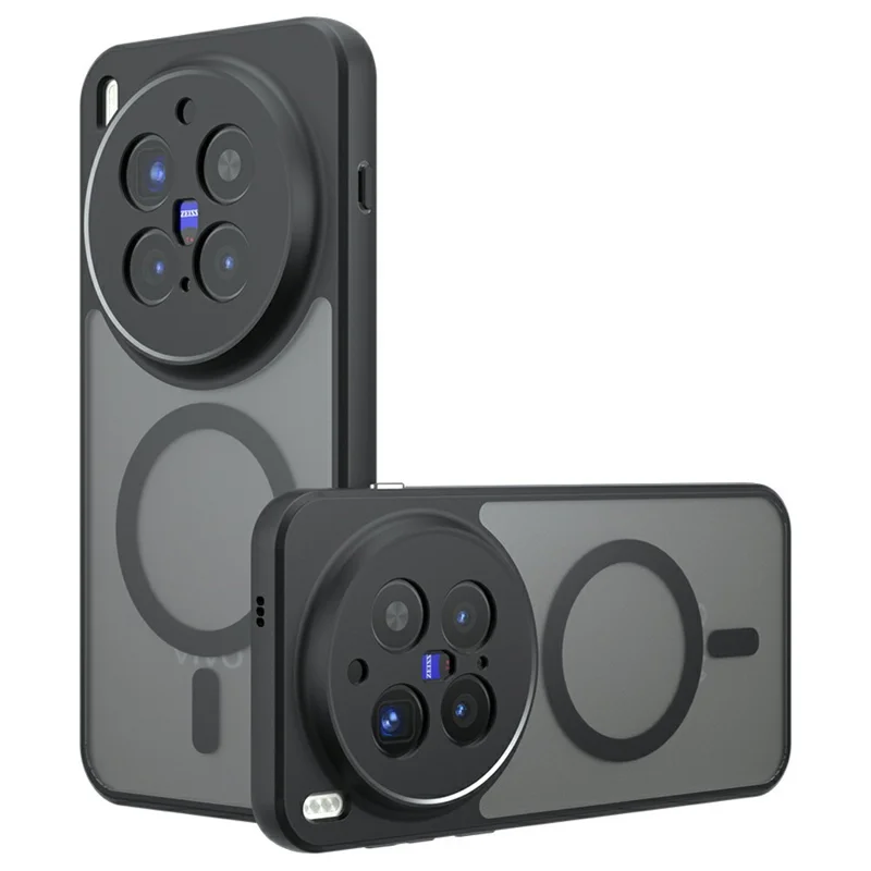 For vivo X300 Pro 5G Magnetic Case TPU + PC Matte Skin Touch Phone Cover